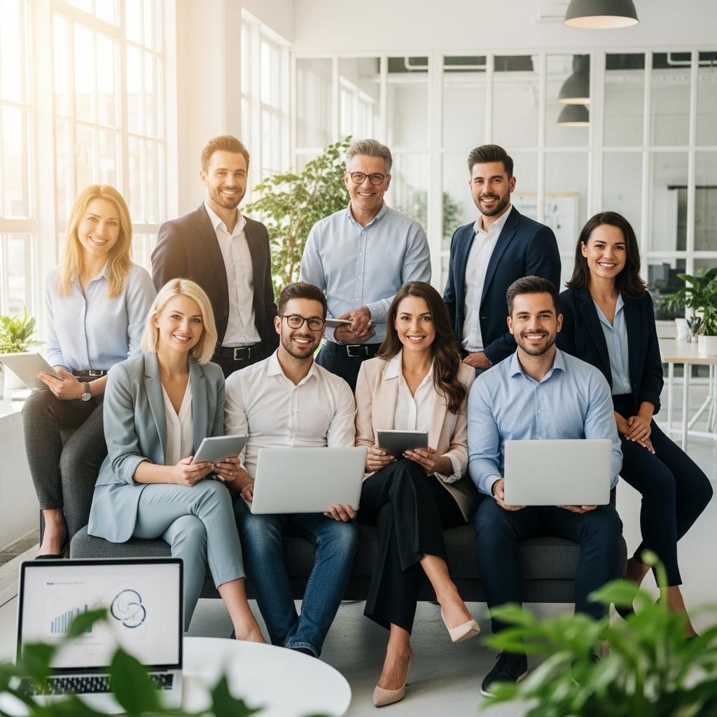 BlastyBiz team at work